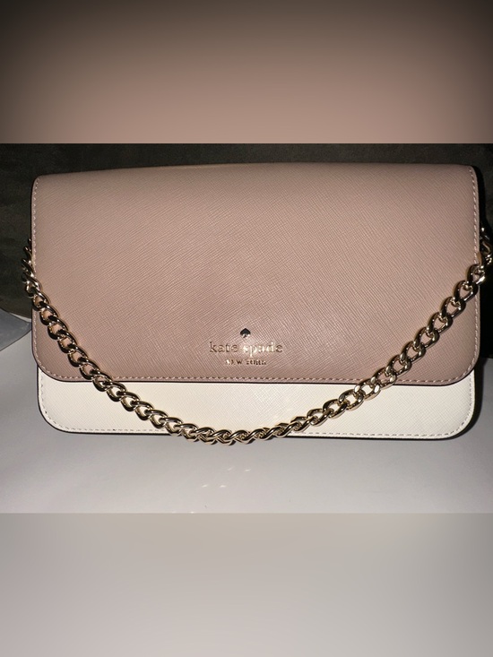 kate spade Handbags - kate spade Blush Pink and Cream Chain Crossbody Shoulder Bag